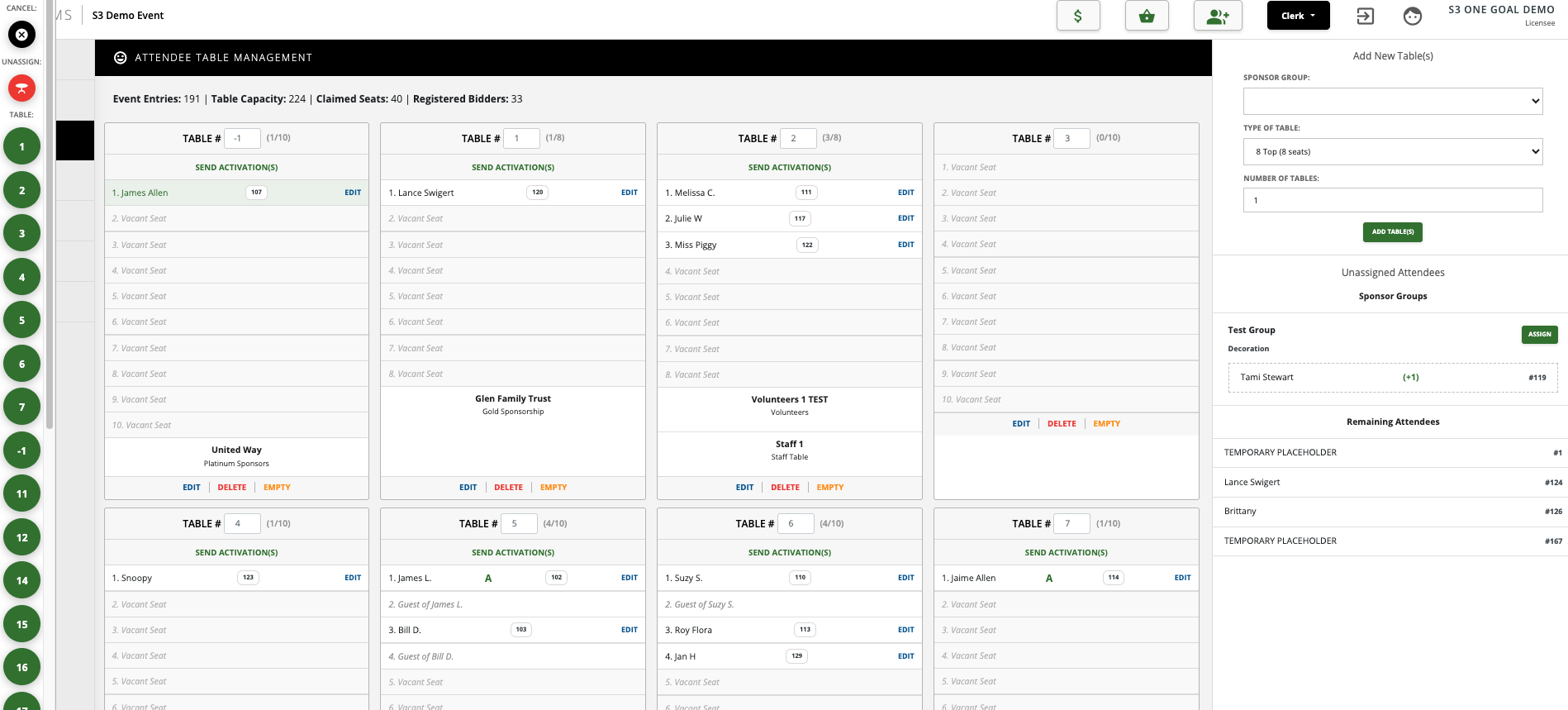 Fundraising Event Workflow screenshot